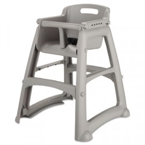Sturdy Chair Youth Seat, Plastic, 23 3/8w x 23 1/2d x 29 3/4h, Platinum