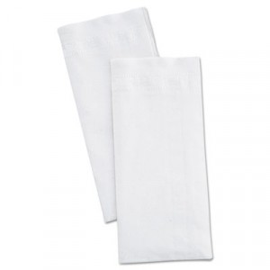 Advanced White Dinner Fold Napkins, 2-Ply Paper, 15x17 in, 100/Pack