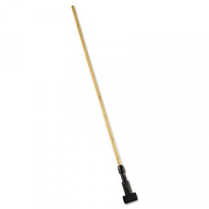 Gripper Bamboo Composite Mop Handle, 60", Natural/Black