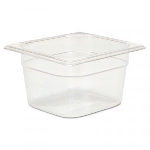 Cold Food Pans, 1 2/3qt, 6 3/8w x 6 7/8d x 4h, Clear