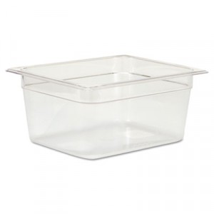 Cold Food Pans, 9 1/3qt, 10 3/8w x 12 4/5d x 6h, Clear