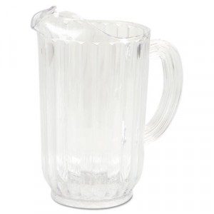 Bouncer Plastic Pitcher, 72 oz, Clear