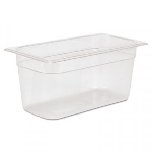 Cold Food Pans, 5 3/8qt, 6 7/8w x 12 4/5d x 6h, Clear
