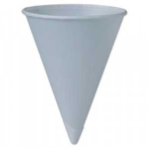 Cup Cone 6oz Unprinted Paper Boxed 200/BG 25/CS