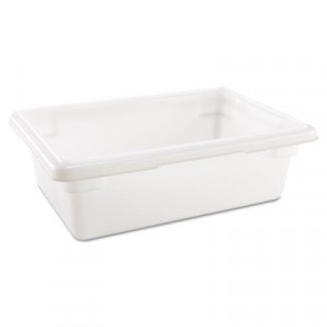 Food/Tote Boxes, 3.5gal, 18w x 12d x 6h, White