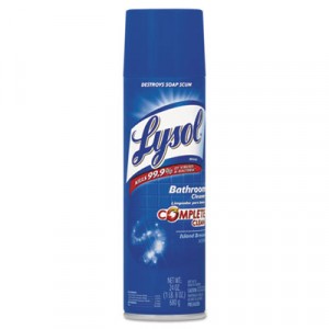 Bathroom Cleaner, Island Breeze Scent, Foam, 24 oz. Aerosol Can