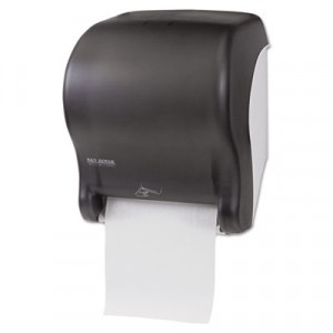 Smart Essence Electronic Roll Towel Dispenser, 14.4hx11.8wx9.1d, Black, Plastic