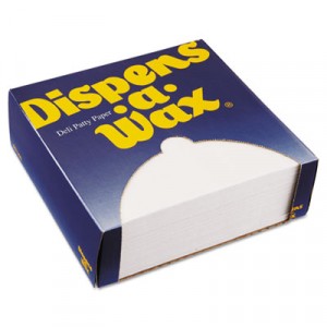 Dispens-A-Wax Waxed Deli Patty Paper Sheets, 6x6, White, 1000/Box