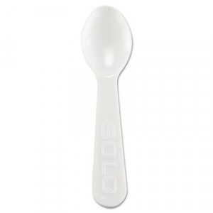 Lightweight Plastic Taster Spoon, White, 3,000/Case