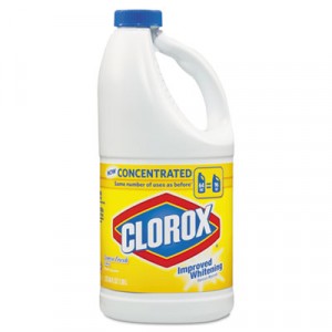 Concentrated Bleach, 64oz Bottle, Lemon Scent