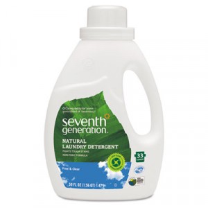 Free & Clear Natural 2X Concentrate Laundry Liquid, Unscented, 50oz Bottle