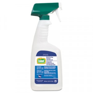Cleaner w/Bleach, 32 oz., Plastic Spray Bottle, Fresh Scent