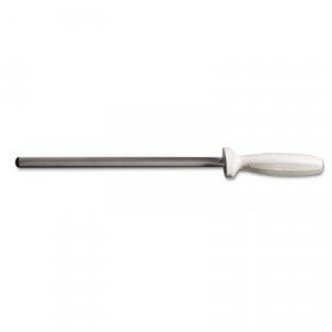 SaniSafe Diamond Knife Sharpener, Stainless Steel/Polypropylene, White/Grey,12"