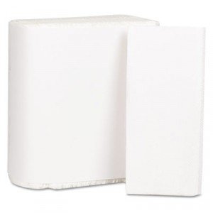 Dinner Napkins, 1-Ply, White, Paper