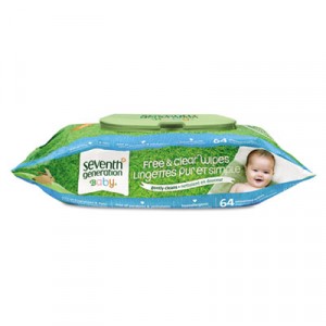 Chlorine Free Baby Wipes, White, Unscented
