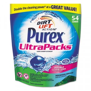 Ultrapacks Liquid Laundry Detergent, Mountain Fresh, 54 Packets/Pack