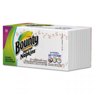 Quilted Napkins, 1-Ply, 12" x 12", White