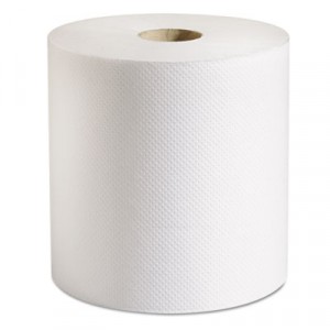 Hardwound Roll Paper Towels, 7 7/8x800 ft, White
