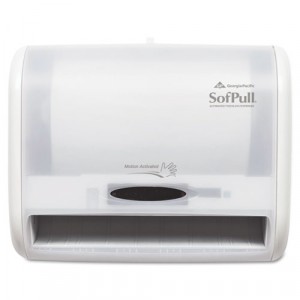 SofPull Automatic Towel Dispenser, 12 4/5x6 3/5x10 1/2, White
