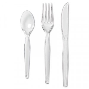 Cutlery Keeper, Tray w/Heavyweight Crystal Plastic Tableware