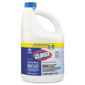 Germicidal Bleach, Regular, 121oz Bottle 3/CS