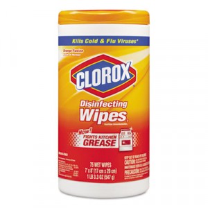 Disinfecting Wipes, 7x8, Orange Fusion, 75/Canister