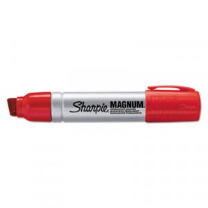 Marker Sharpie Magnum RED Chisel Tip 12/BX
