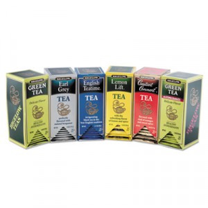 Assorted Tea Packs, Six Flavors, 28 Bags Of Each Flavor