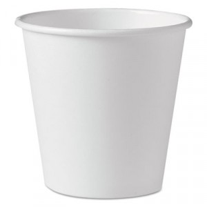 Polycoated Hot Paper Cups, 10 oz, White