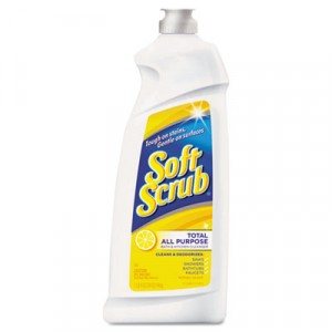 Soft Scrub Lemon Cleanser, Lemon, Non-Bleach, Biodegradable, 24 oz