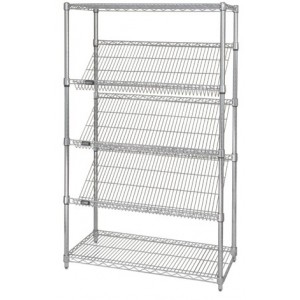 Slanted Shelving Unit 24" x 48" x 63"