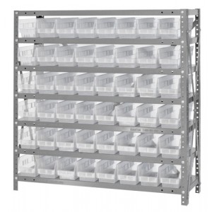 Clear-View Shelf Bin Shelving System 18" x 36" x 39"
