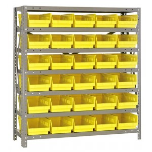 Shelf Bin Systems 18" x 36" x 39" Yellow