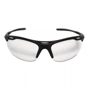 ProGuard Optirunner Safety Glasses, Black Frame/Clear Lens, One Size Fits All