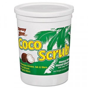 COCO SCRUB Heavy-Duty Hand Cleaner, 3.8 lb Tub, Tropical Coconut Scent