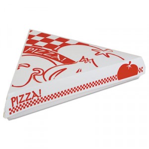 Lock-Corner Pizza Boxes, 9-1/4w x 9d x 1-11/16h, White