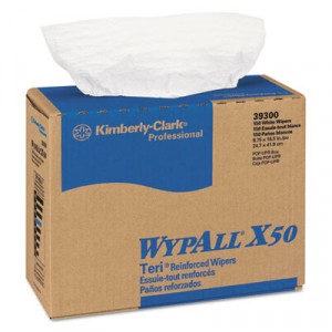 WYPALL X50 General Purpose Wipers, HYDROKNIT, White