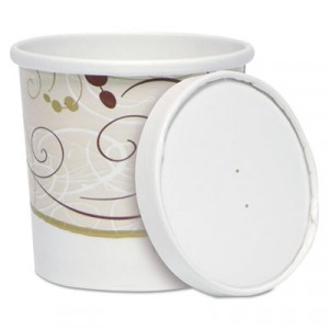 Flexstyle Double Poly Food Combo Packs, Paper, Symphony Design, 12oz