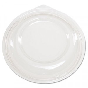 Dome Lids for Silhouette Plastic Dinnerware Bowls, Clear, For 48/64oz Bowls