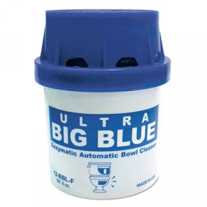 Ultra Big Blue Automatic Toilet Bowl Cleaner, Blue, Unscented, 9oz Cartridge