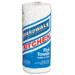 Household Perforated Paper Towel Rolls, 2-Ply, White, 8 4/5" x 11", 85/Roll