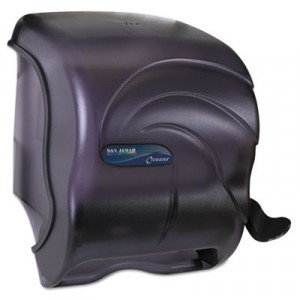 Element Lever Roll Towel Dispenser, 16-1/2h x 11-3/4w x 9-1/4d, Black