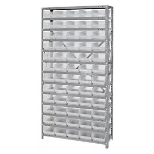 Clear-View Shelf Bin System 18" x 36" x 75"