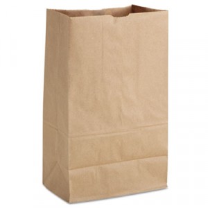 Grocery Paper Bags, Tall, #52, Kraft