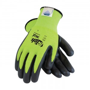 G-Tek 3GX w/HV Grn Dyneema Diamond/ Spandex, Blk. Foam Nitrile, EN5 Size 2X-Large