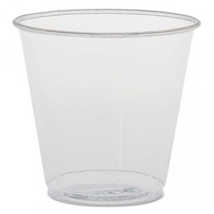 Plastic Sampling Cups, 3.5 oz, Clear, Polystyrene