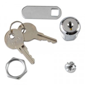 Replacement Lock & Key for Locking Janitor Cart Cabinet