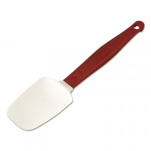 High Heat Scraper Spoon, Red w/White Blade, 9 1/2"