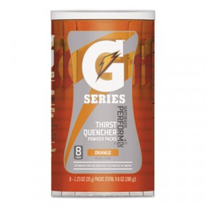 Thirst Quencher Powder Drink Mix, Orange, 1.34oz Stick, Makes 20 oz Drink