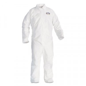 KLEENGUARD A20 Breathable Particle Protection Coveralls, 4X-Large, White